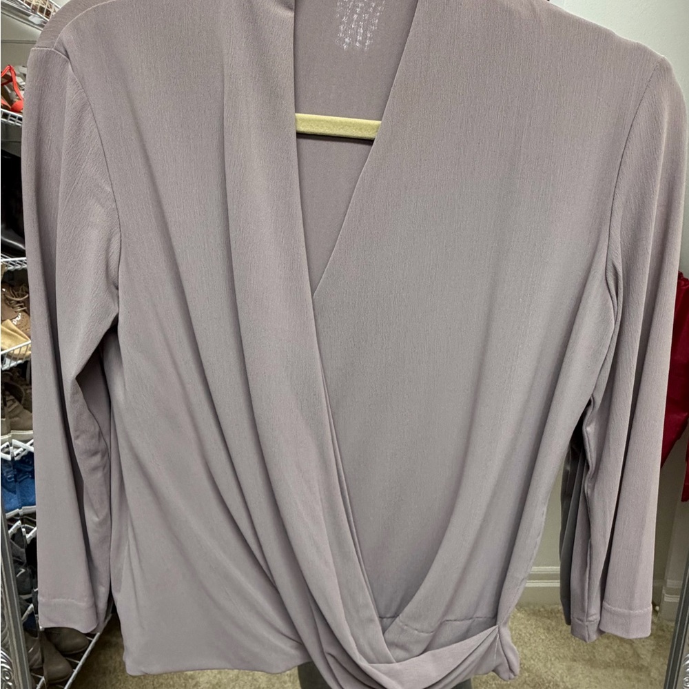 MM Lafleur Soft Dove Grey Top